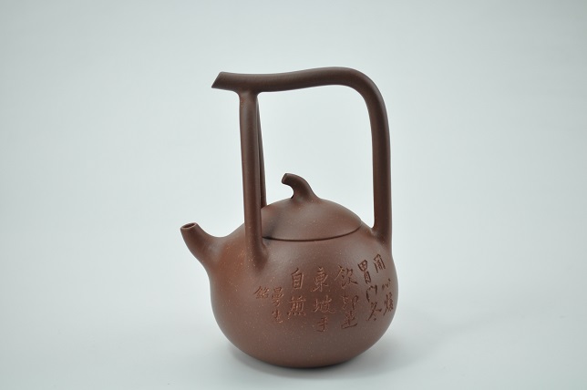 孫麗作 南瓜形テントウムシ くずさ 紫砂茶壺 在銘刻印あり 中国宜興 唐